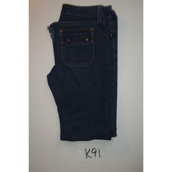 Gap Blue Jeans Size 10 Regular Low Rise Flare Womens -0713K91 - Picture 2 of 3